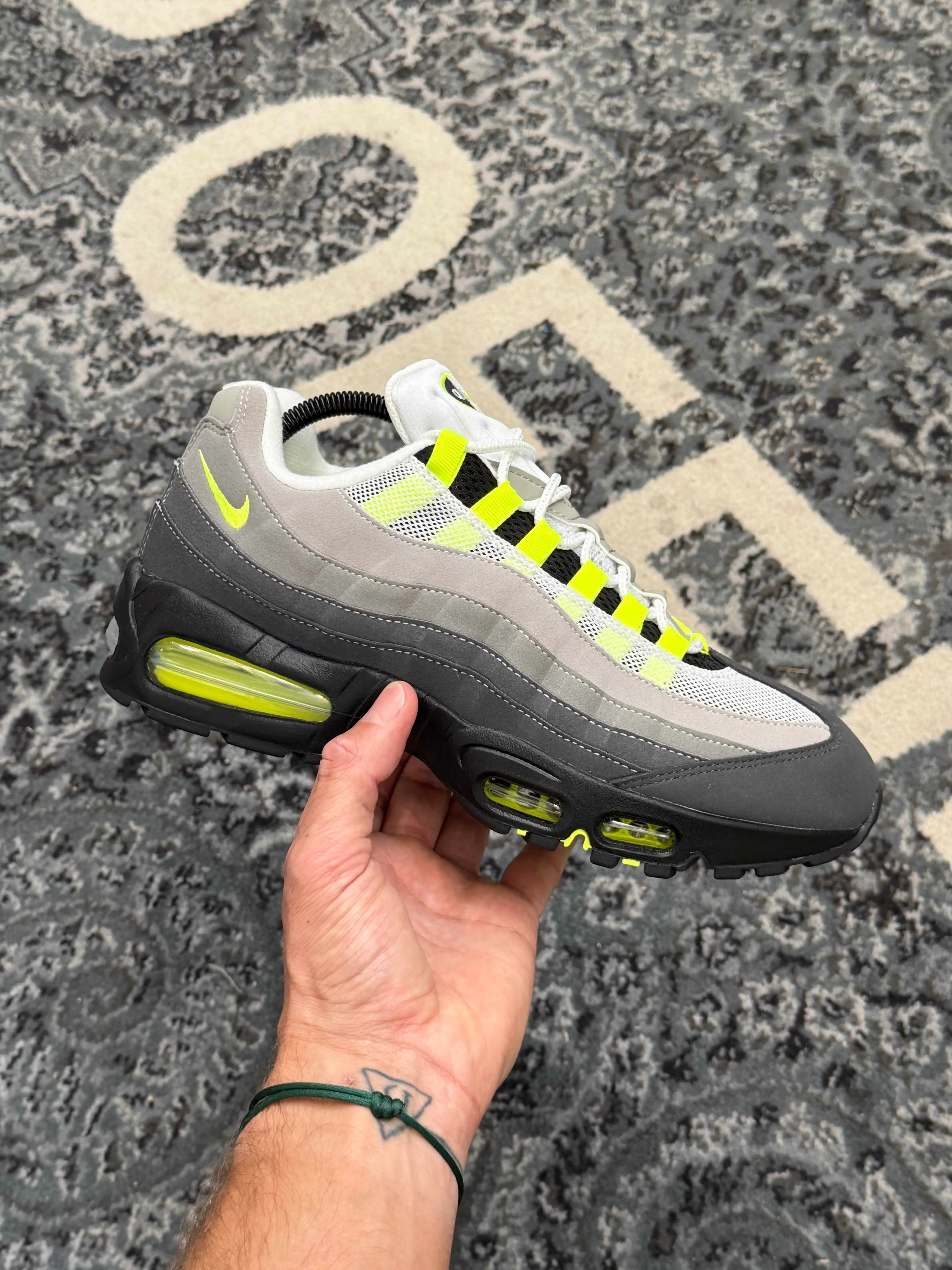 NIKE AIR MAX 95 OG BIG BUBBLE BLACK NEON MEN'S - Image 2