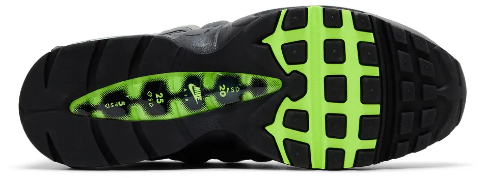 NIKE AIR MAX 95 OG BIG BUBBLE BLACK NEON MEN'S - Image 4