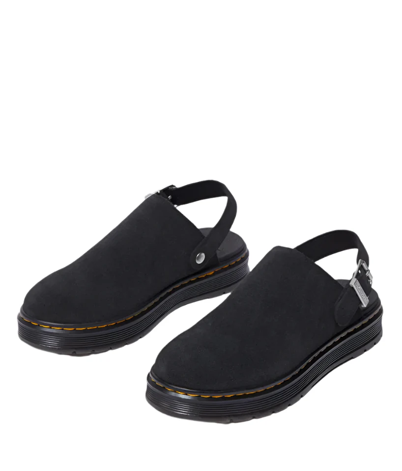Dr Martens Brookline Mule Black Bronx Suede - Image 4