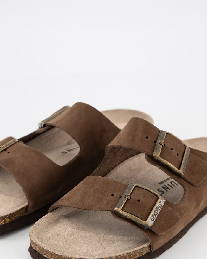 GENUINS HAWAII NUBUCK SANDAL DARK BROWN - Image 7