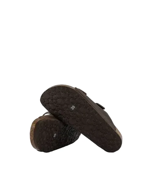 GENUINS HAWAII OILED LEATHER SANDAL BROWN - Image 6