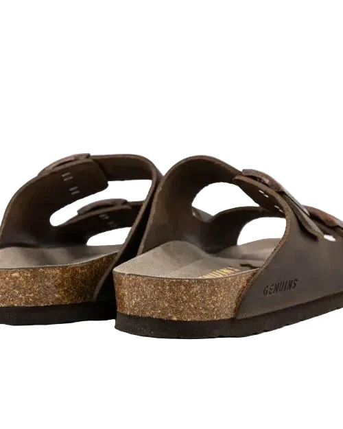 GENUINS HAWAII OILED LEATHER SANDAL BROWN - Image 7