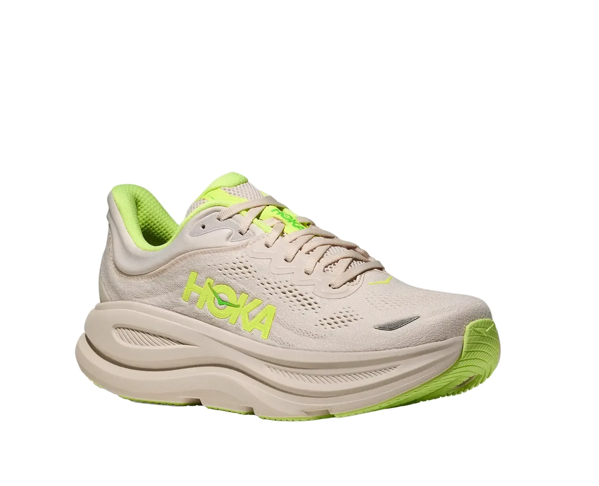 Hoka Bondi 9 Grout Neon Yuzu Men’s - Image 7