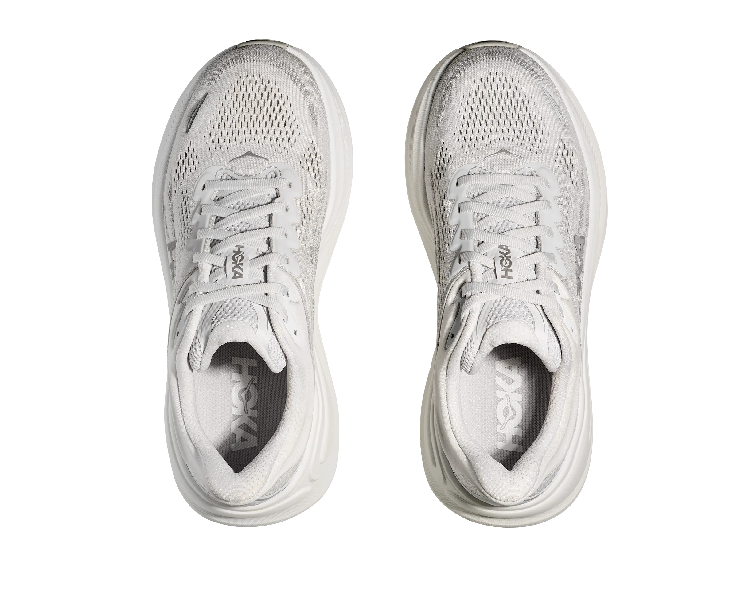 Hoka Bondi 9 Stardust Silver Womenâs - Image 3