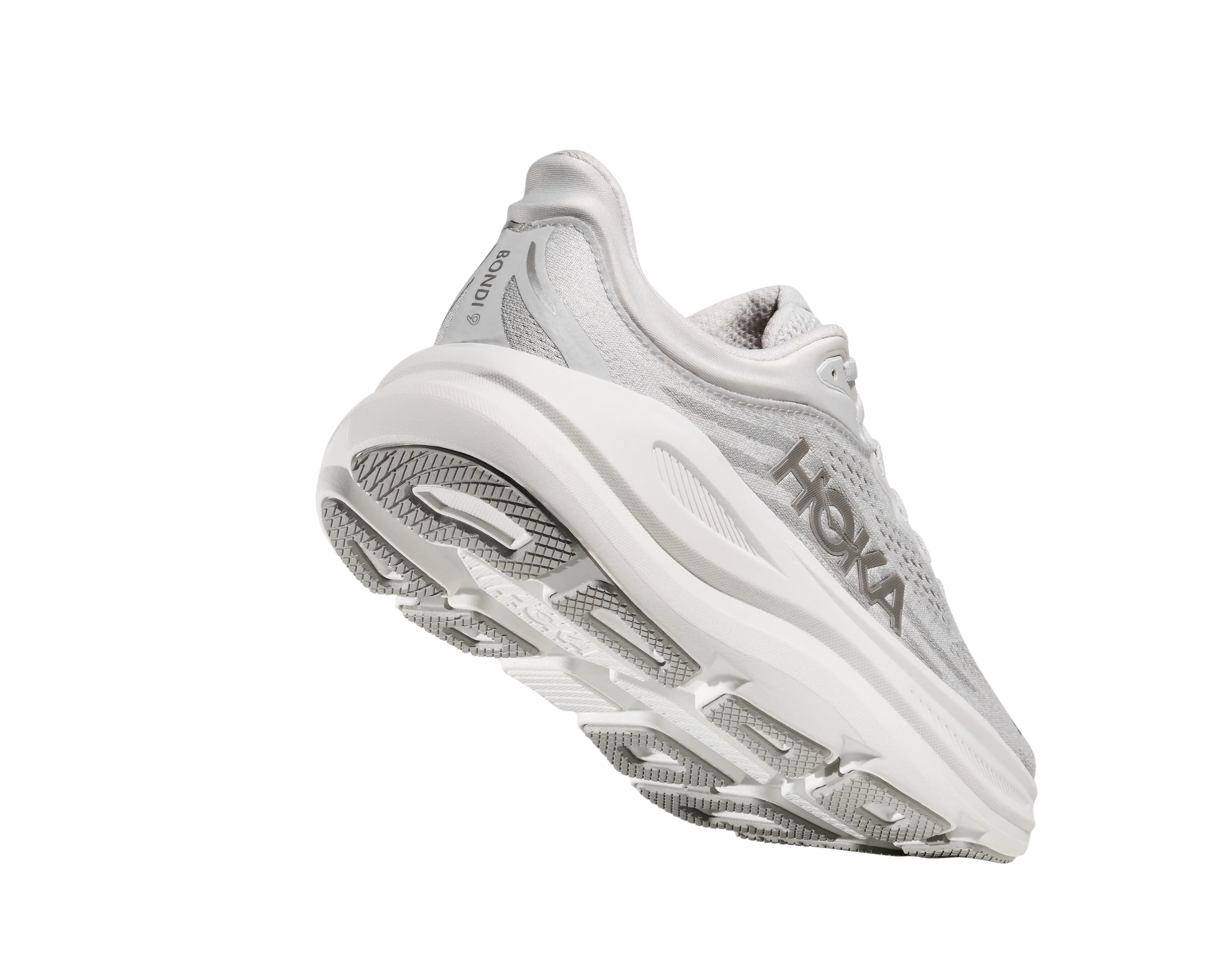 Hoka Bondi 9 Stardust Silver Womenâs - Image 4