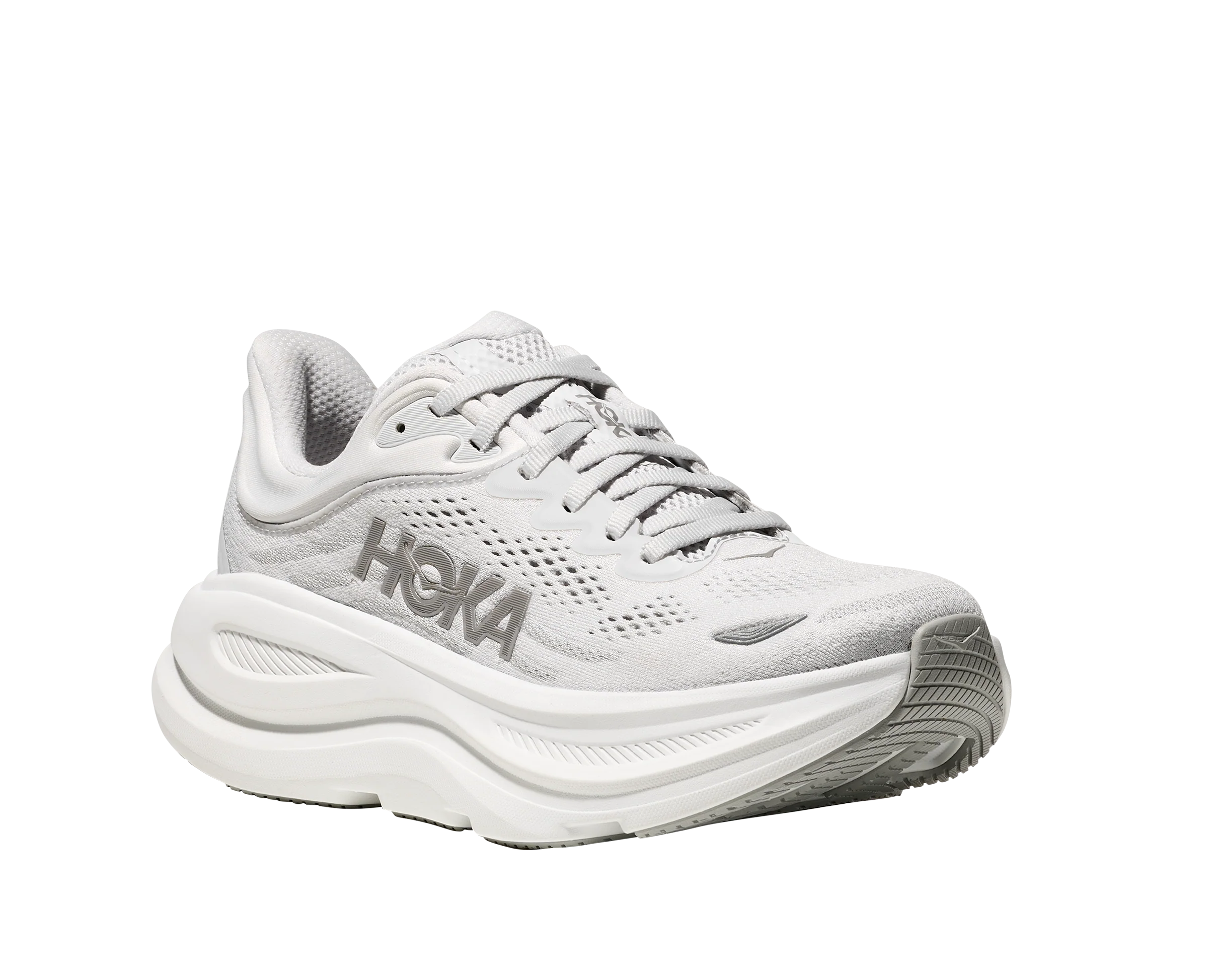 Hoka Bondi 9 Stardust Silver Womenâs - Image 8