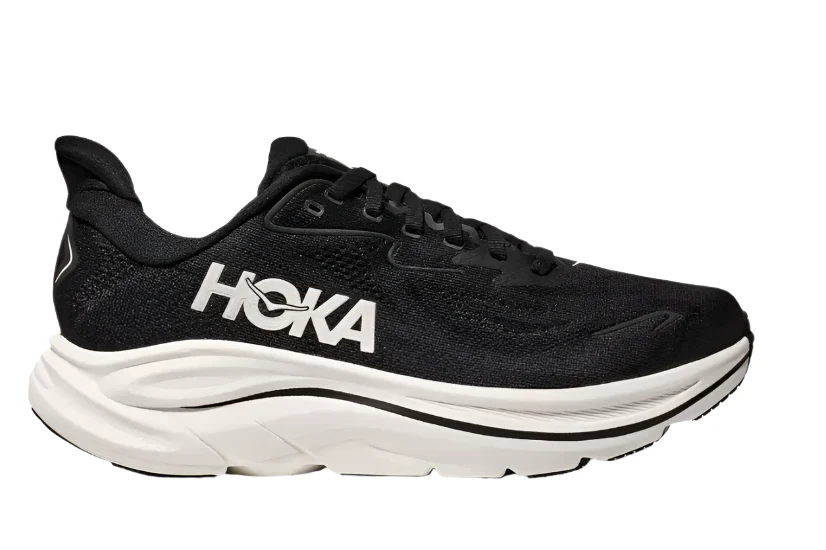 Hoka Clifton 10 Black White Men's