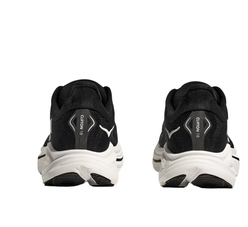Hoka Clifton 10 Black White Women's - Image 6