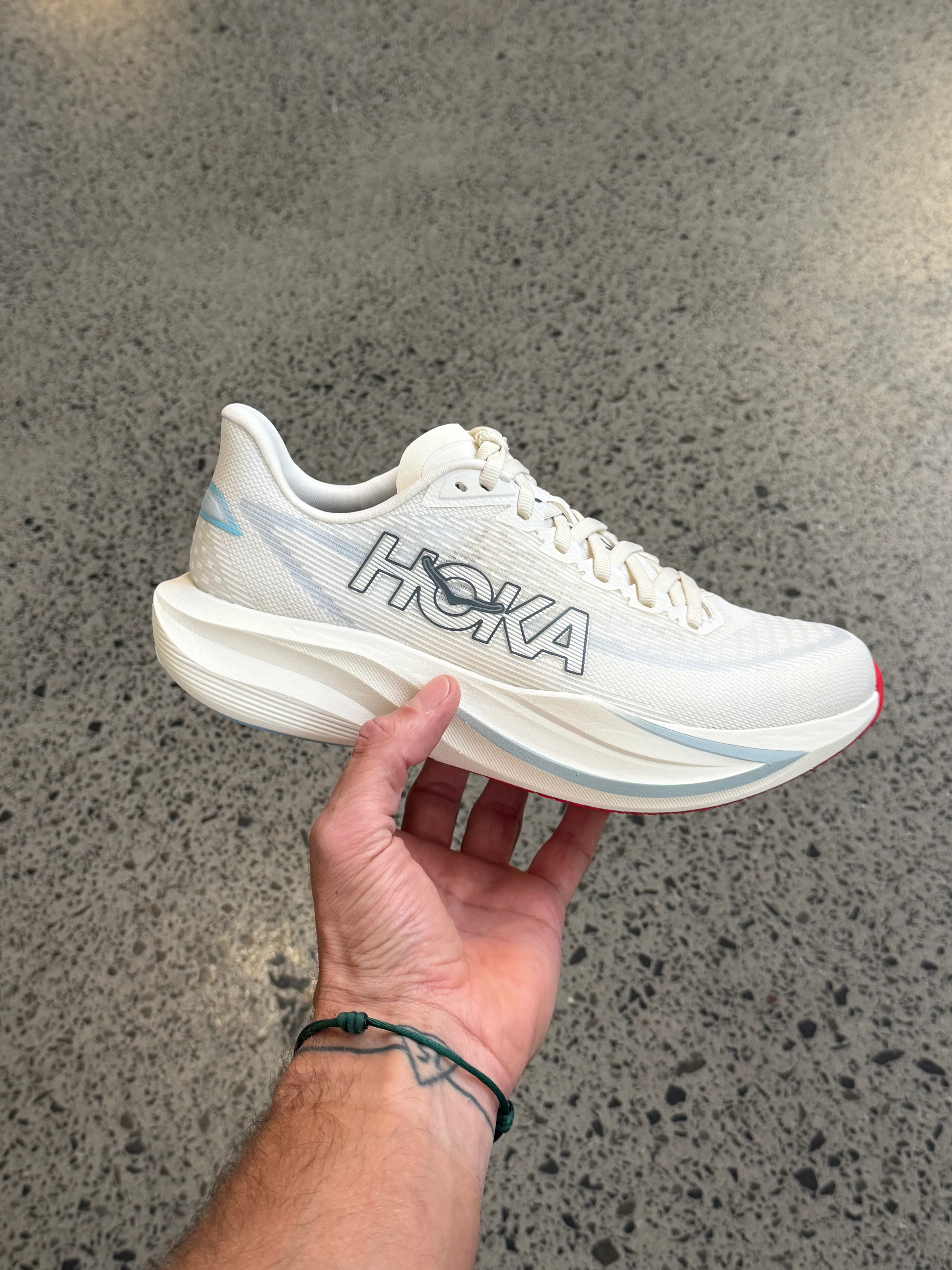 HOKA MACH 7 ALABASTER SOARING BLUE WOMEN'S - Image 2