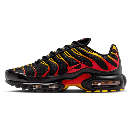 Nike Air Max Plus Tuned 1 Black University Gold Red - Image 4