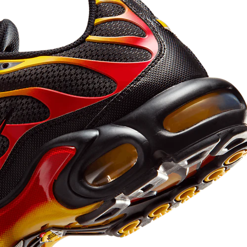 Nike Air Max Plus Tuned 1 Black University Gold Red - Image 8