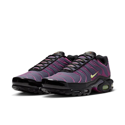 Nike Air Max Plus Tuned 1 Dark Raisin Liquid Lime - Image 3