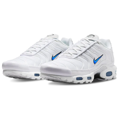 Nike Air Max Plus Tuned 1 White Blue Crystal Black - Image 3