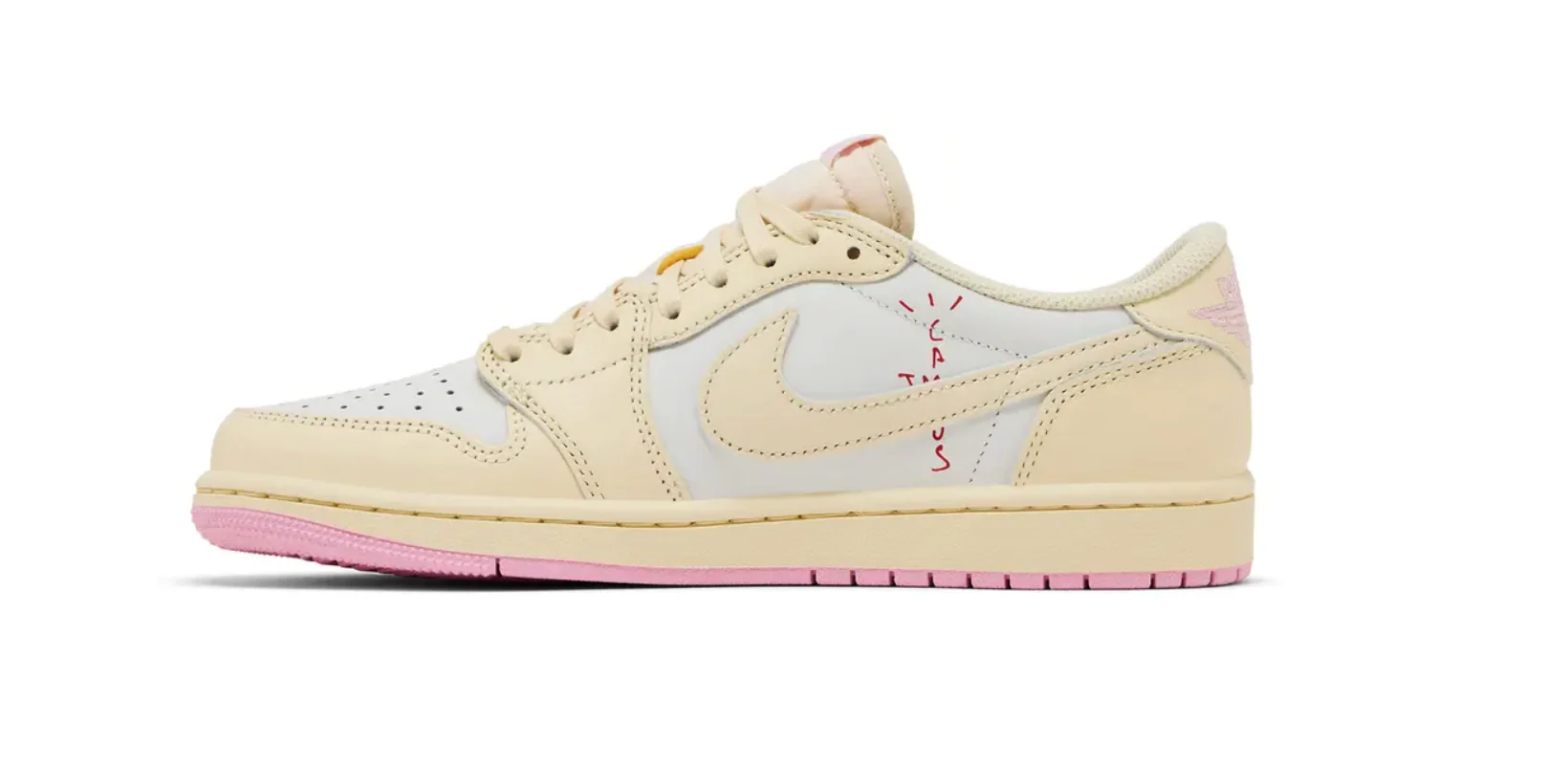 Nike Jordan 1 Retro Low OG SP Travis Scott Shy Pink - Image 3