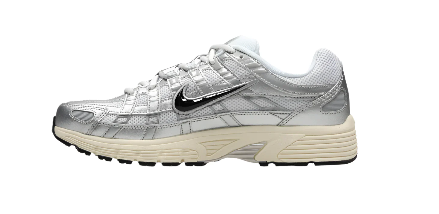 Nike P-6000 Metallic Flat Silver - Image 4