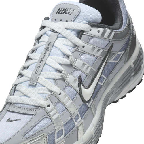 Nike P-6000 Metallic Silver Summit White-Wolf Grey - Image 7