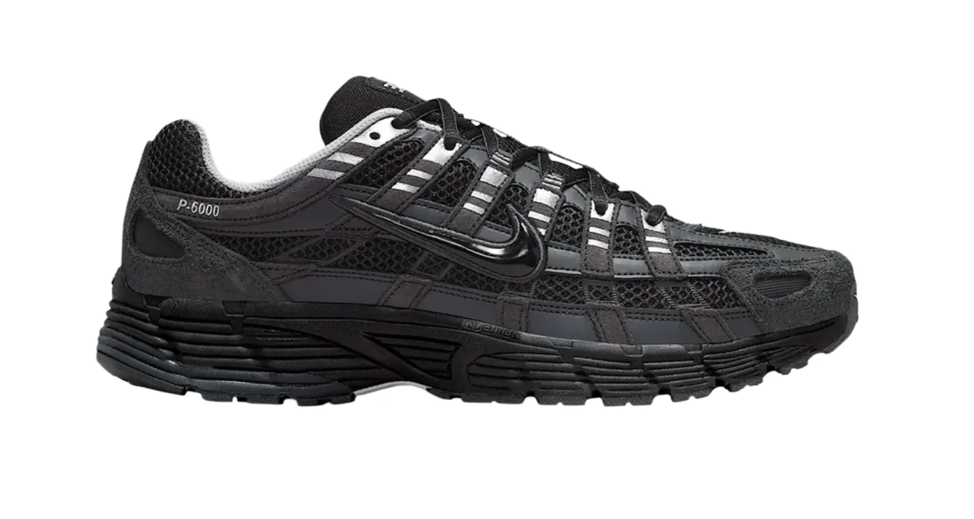 Nike P-6000 Suede Anthracite Metallic Silver