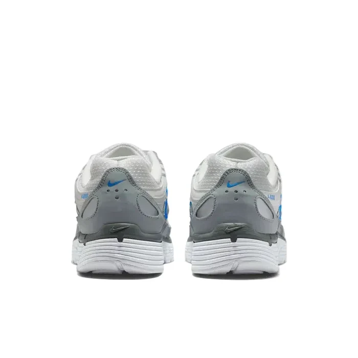 Nike P-6000 White Metallic Silver Blue - Image 4