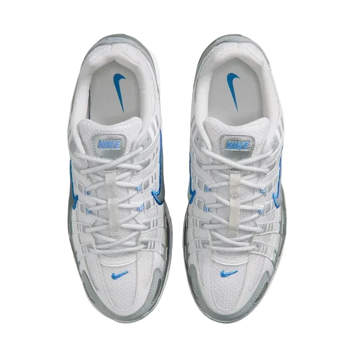 Nike P-6000 White Metallic Silver Blue - Image 6
