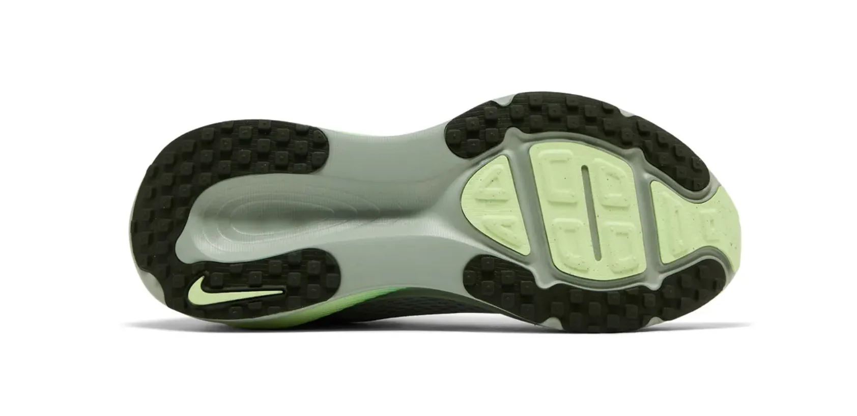 Nike Vomero 18 Light Silver Barely Volt Dusty Olive College Grey - Image 3