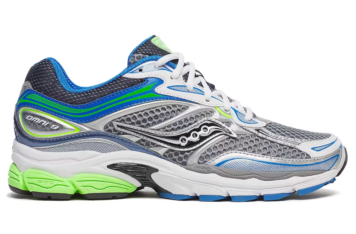 Saucony ProGrid Omni 9 Grey Slime Blue
