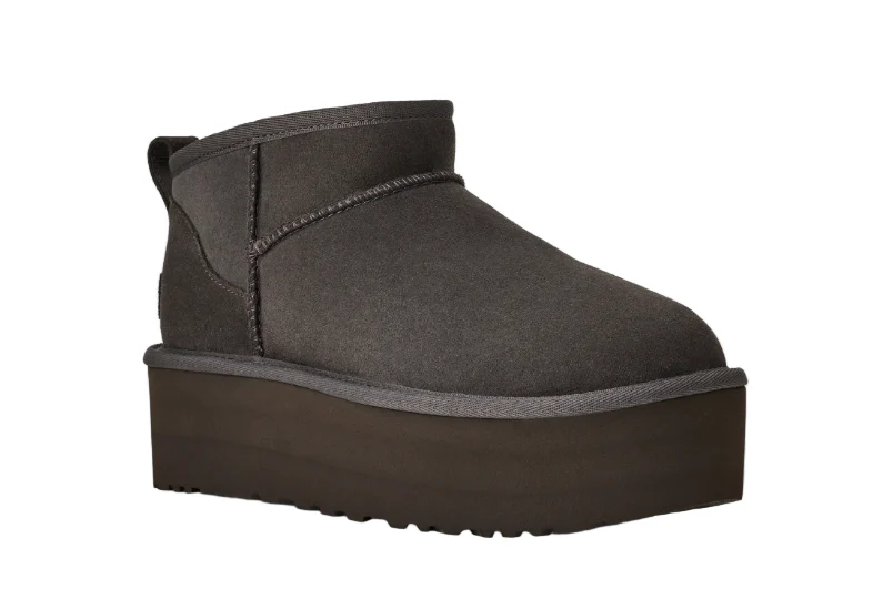 UGG Classic Ultra Mini Platform Charcoal Women’s - Image 2